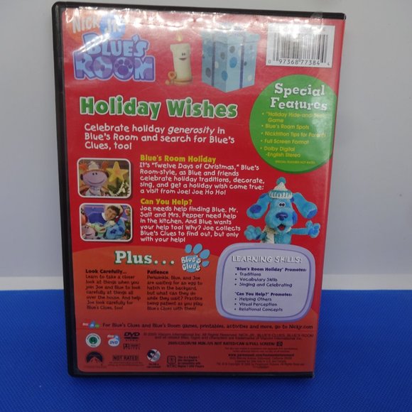 Blues Clues "HOLIDAY WISHES" DVD (EUC) - Picture 2 of 4